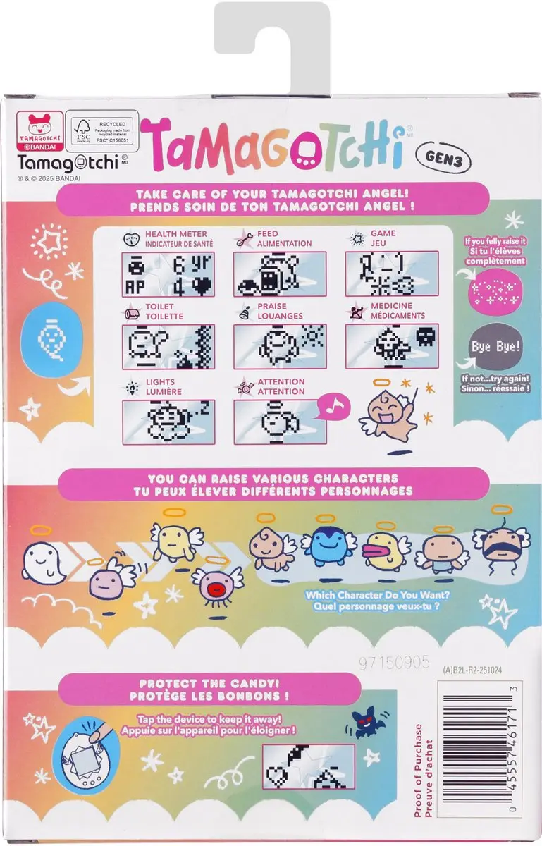 Bandai Tamagotchi Original Angel Night Garden (Frans) - afbeelding 5 van 6