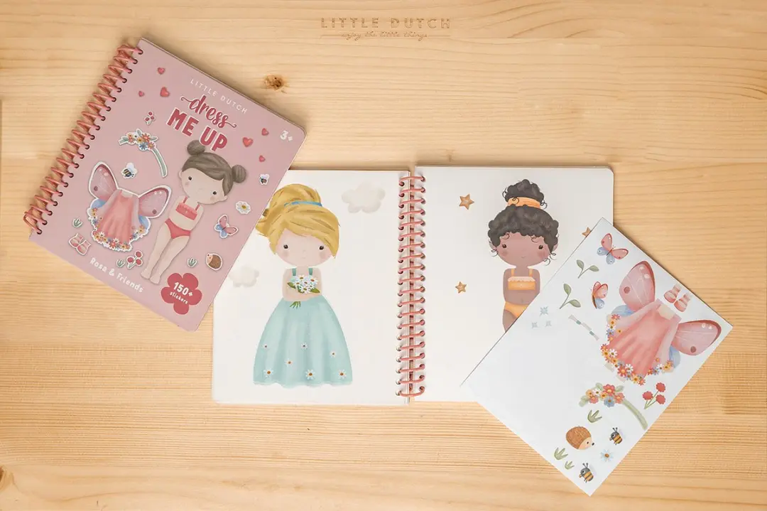 Little Dutch Waterkleurboek - Jim & Friends - Herbruikbaar - Water Magic - Met hervulbare waterpen - Knutselen - Speelgoed kinderen - Voor meisjes en jongens - afbeelding 4 van 6