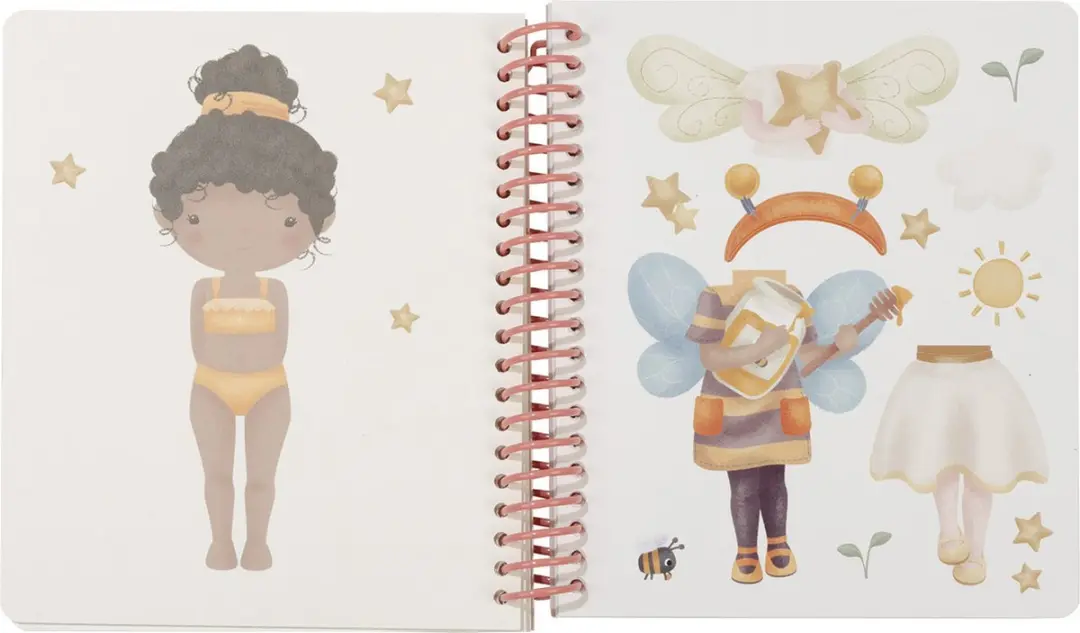 Little Dutch Waterkleurboek - Jim & Friends - Herbruikbaar - Water Magic - Met hervulbare waterpen - Knutselen - Speelgoed kinderen - Voor meisjes en jongens - afbeelding 2 van 6