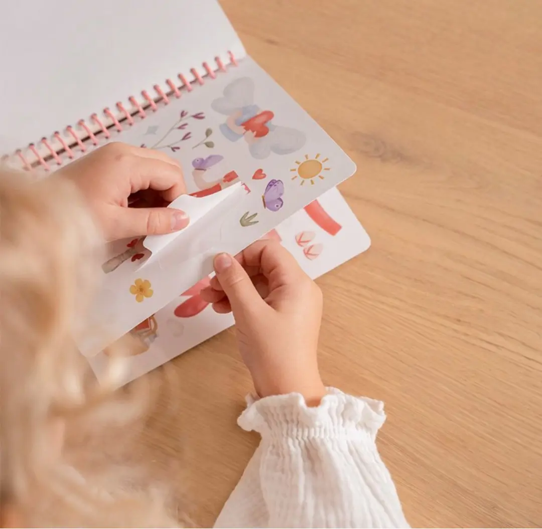 Little Dutch Waterkleurboek - Jim & Friends - Herbruikbaar - Water Magic - Met hervulbare waterpen - Knutselen - Speelgoed kinderen - Voor meisjes en jongens - afbeelding 6 van 6