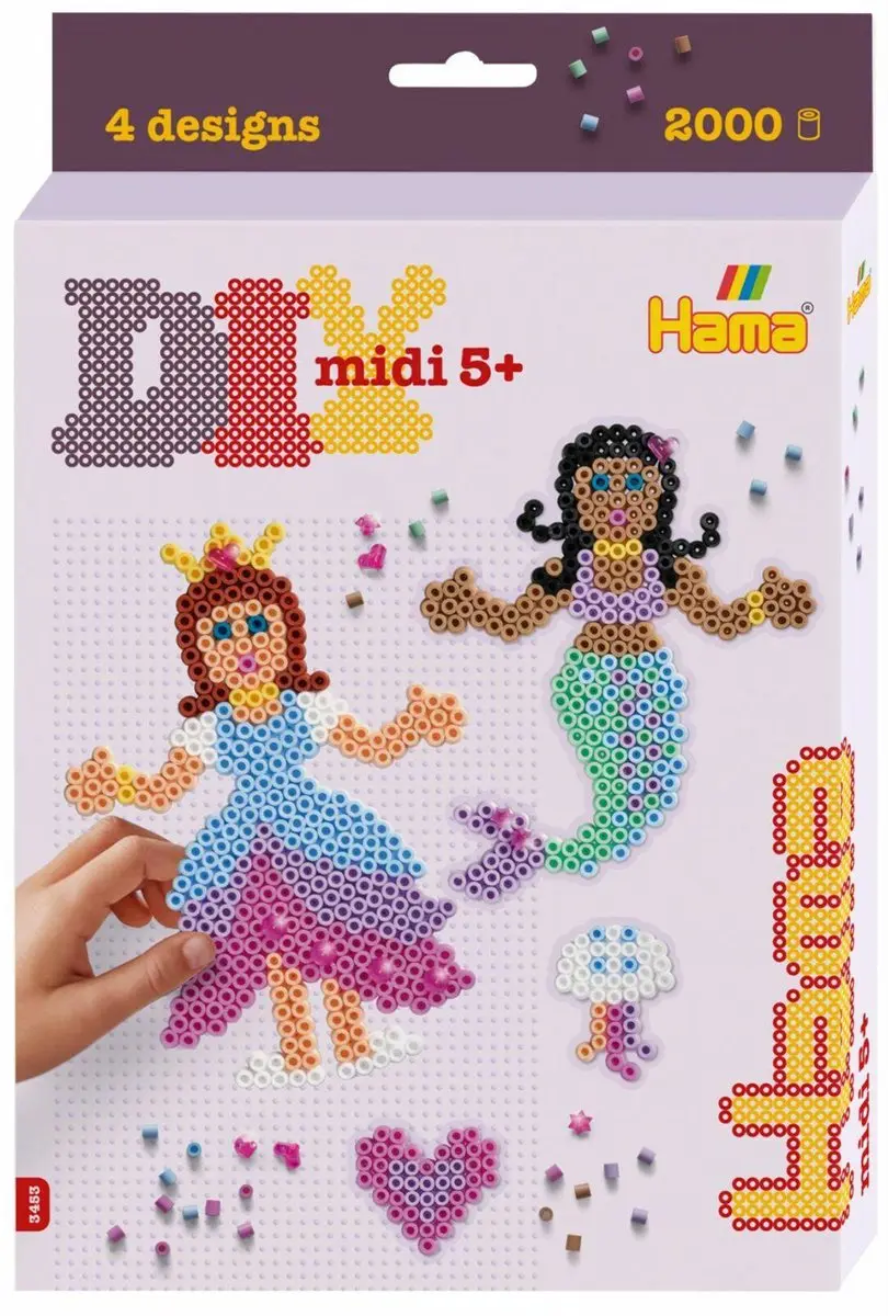 Hama Strijkkralen 3D Prinsessen & Zeemeerminnen