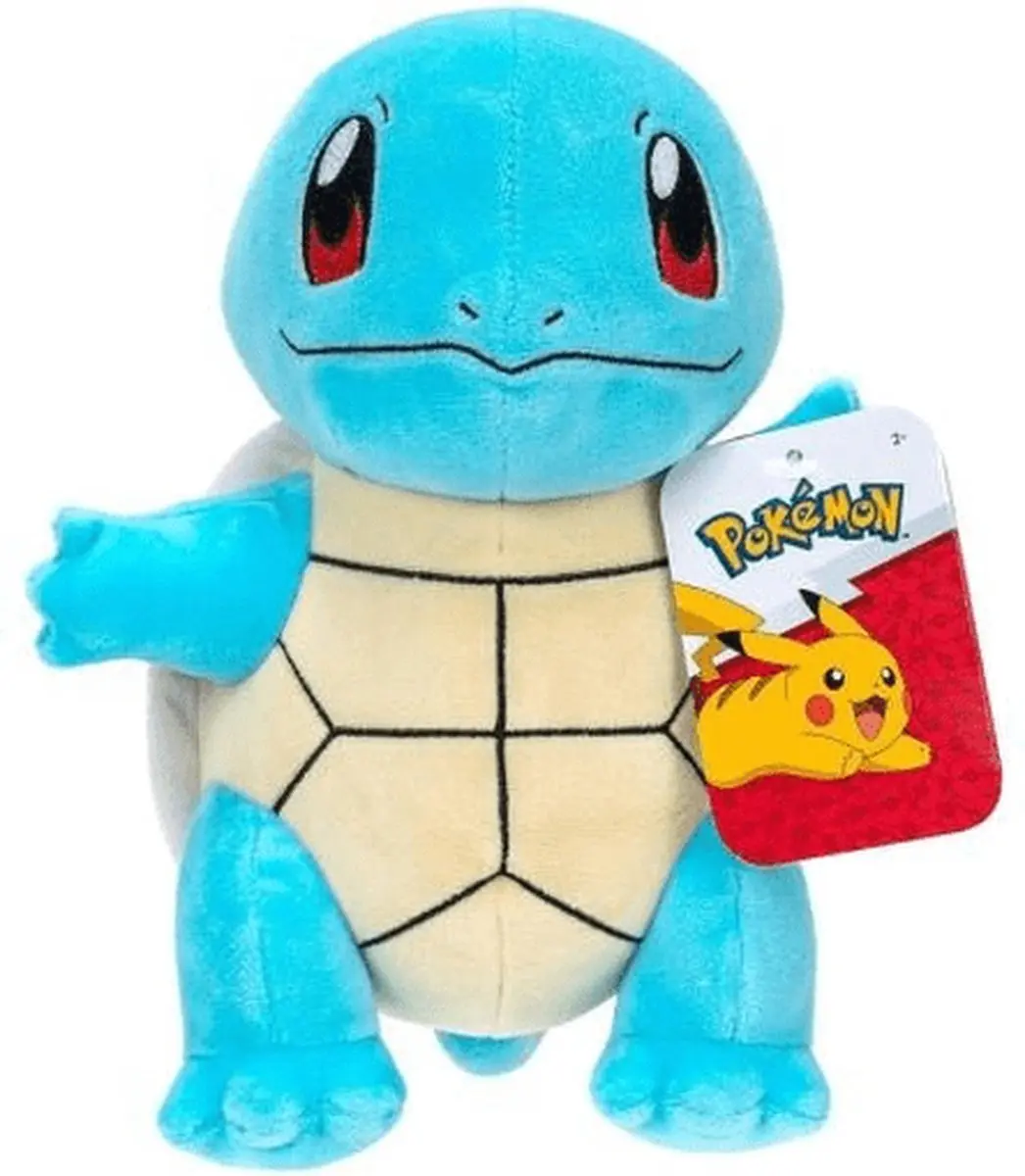 Pokémon Squirtle Knuffel 20cm - afbeelding 4 van 5