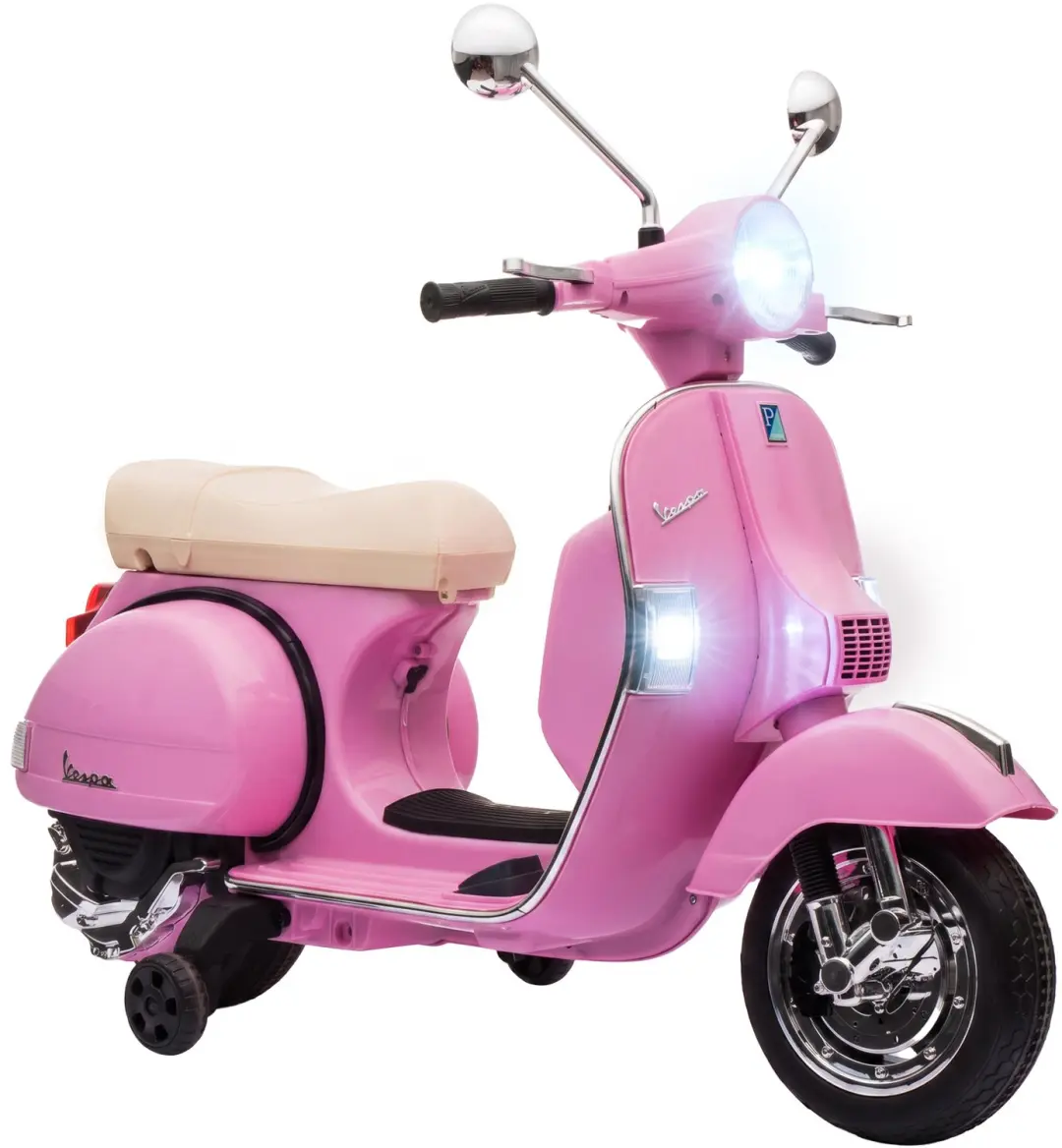 AIYAPLAY Electric Ride-on Motorcycle-Kunststoff, Metall-107L x 51B x 80H cm-Rosa