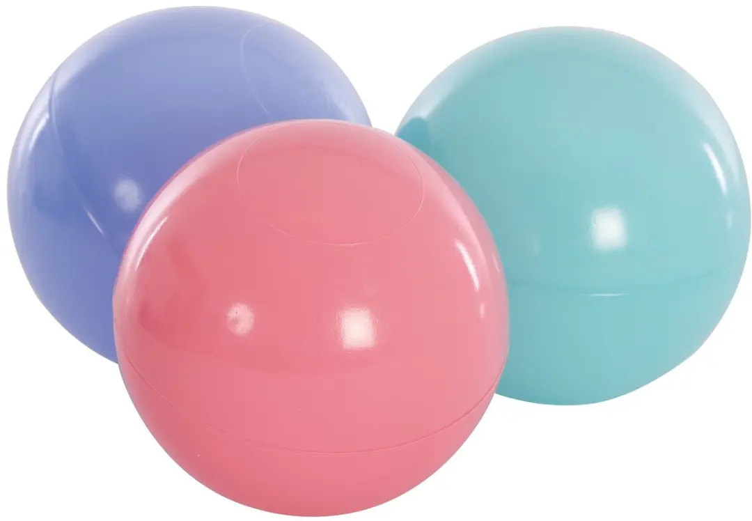 Partij 50 premium pvc-zwembadvulballen van 8 cm