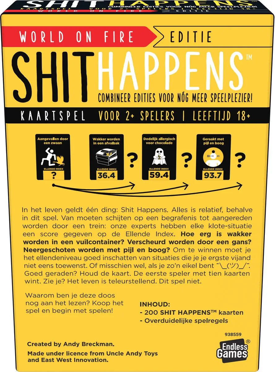 Goliath Shit Happens: The World is on Fire Kaartspel - afbeelding 5 van 6