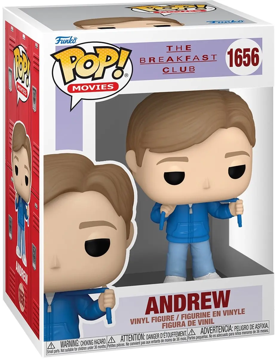 Funko POP! The Breakfast Club Andrew Vinyl Figuur - 9 cm - afbeelding 3 van 3