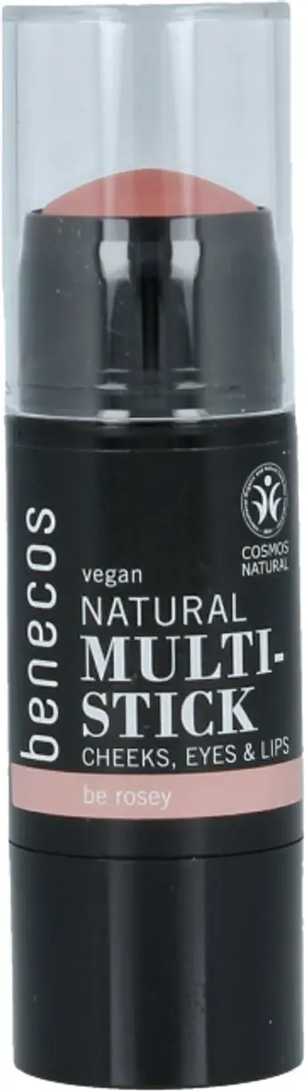 Benecos Multi Stick Be Rosey Bio - 4,5g - afbeelding 4 van 4