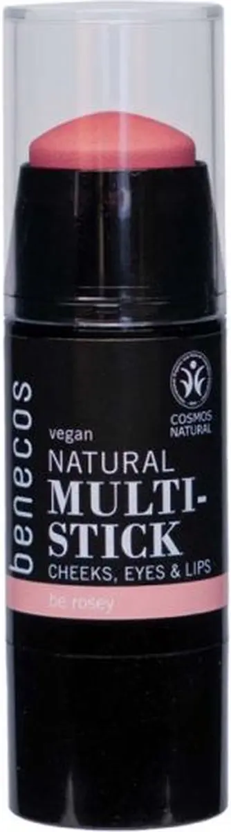 Benecos Multi Stick Be Rosey Bio - 4,5g - afbeelding 3 van 4