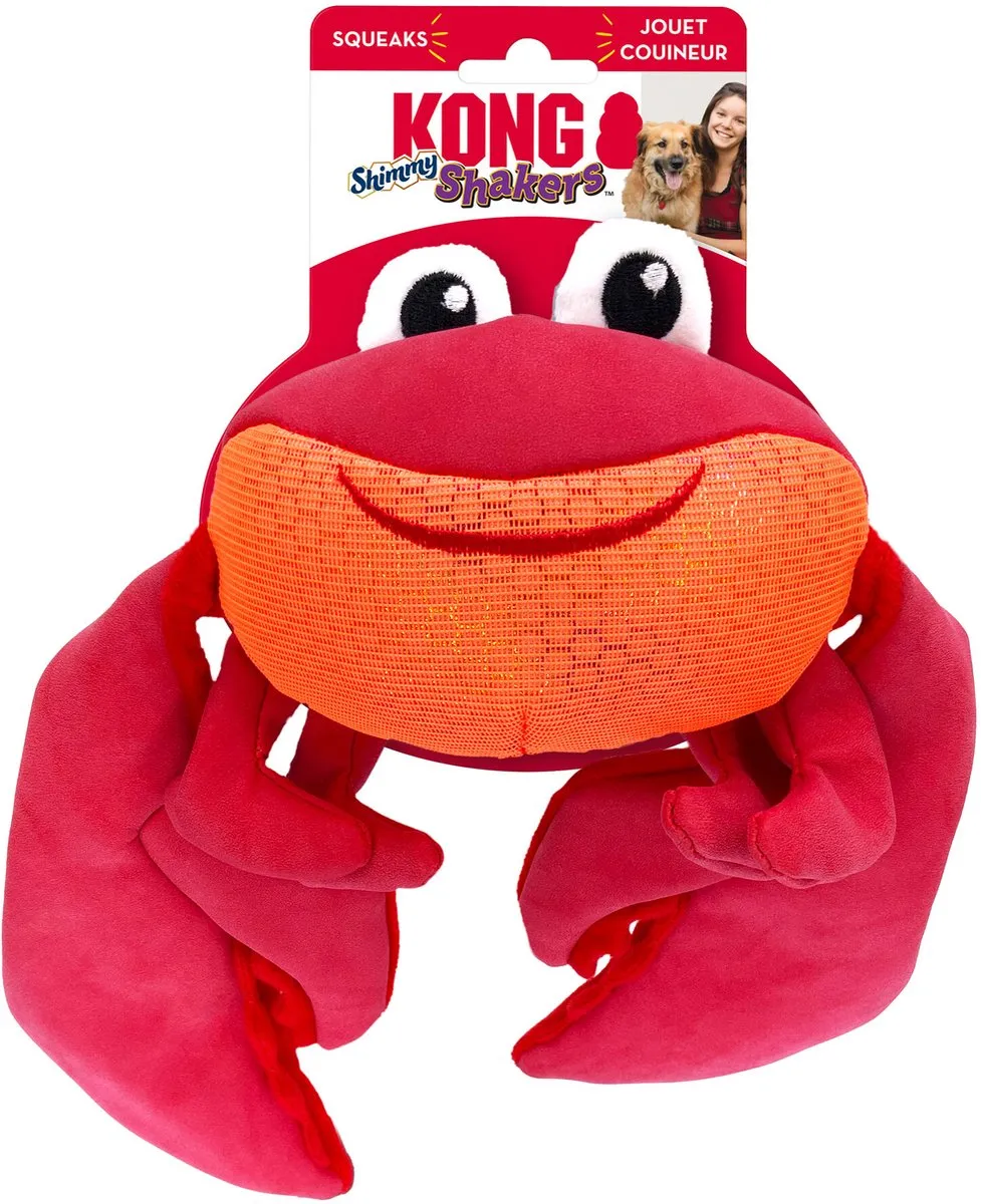 KONG Shimmy Shakers Meeuw Hondenspeeltje - Blauw/Grijs