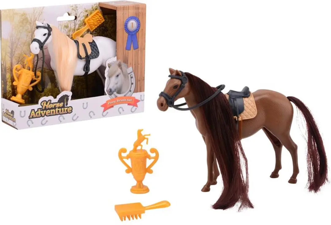 Johntoy Paarden Speelset Haren Borstelen
