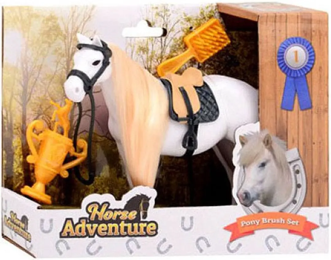 Johntoy Paarden Speelset Haren Borstelen - afbeelding 3 van 3