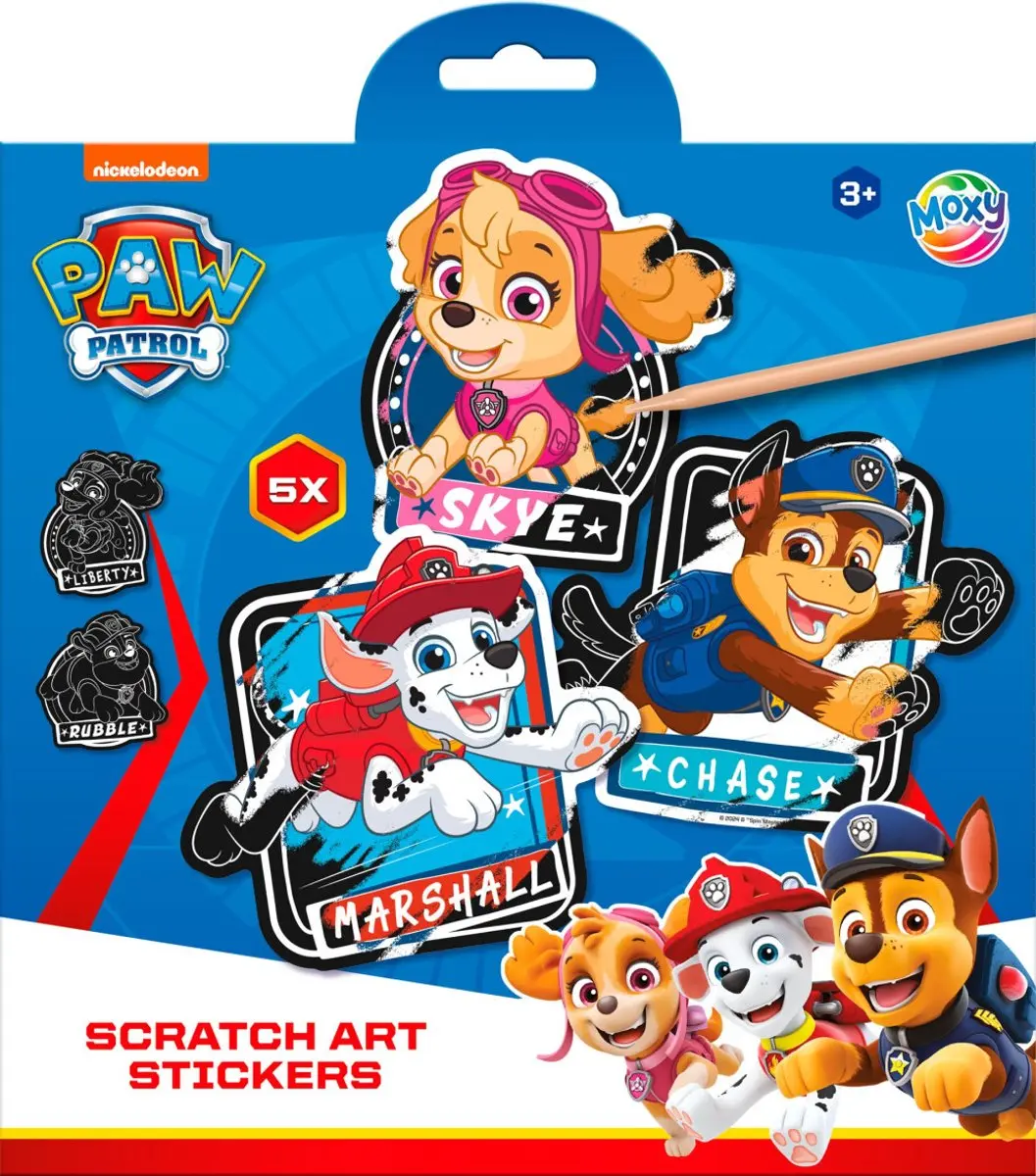 PAW Patrol Krasstickers met Pen