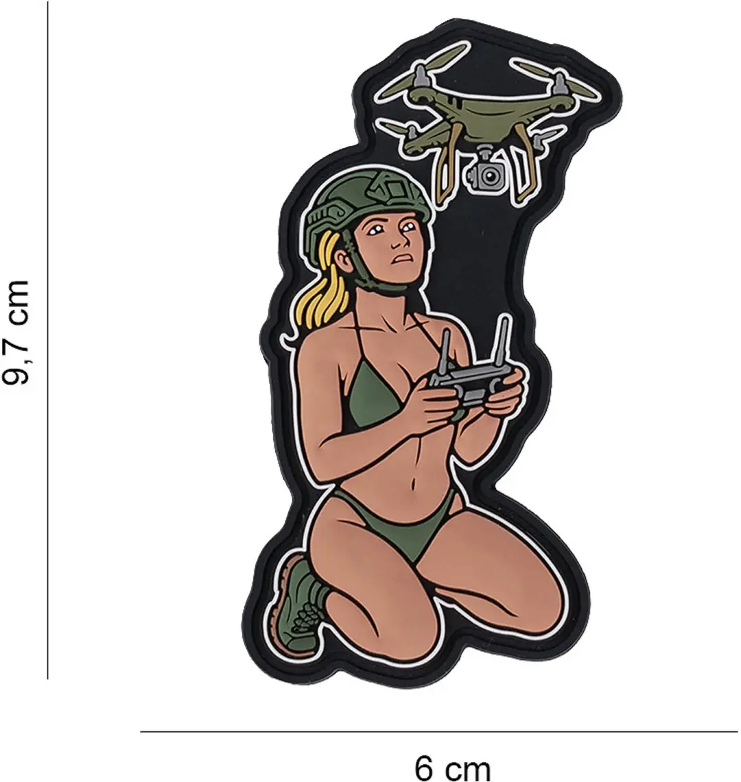 Embleem 3D PVC Drone army chick #10034