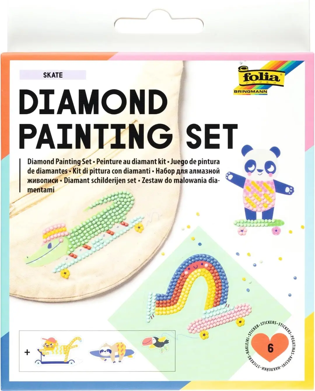 Folia Diamond Painting Set Skate