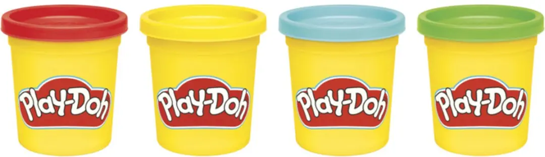 Play-Doh Klassieke Kleuren Boetseerklei 4-pack - afbeelding 3 van 4