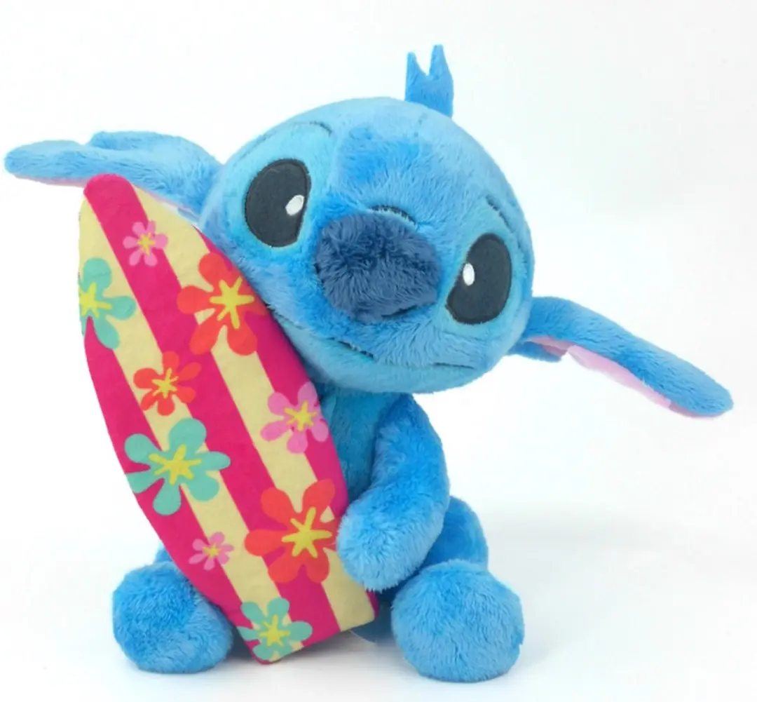 Lilo & Stitch Stitch met Surfplank Knuffel - 35cm - afbeelding 2 van 3