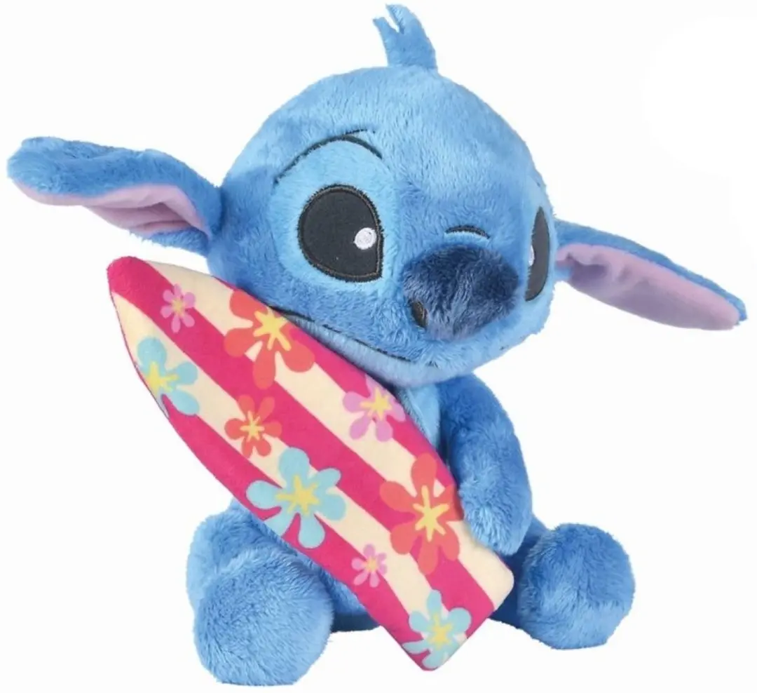 Lilo & Stitch Stitch met Surfplank Knuffel