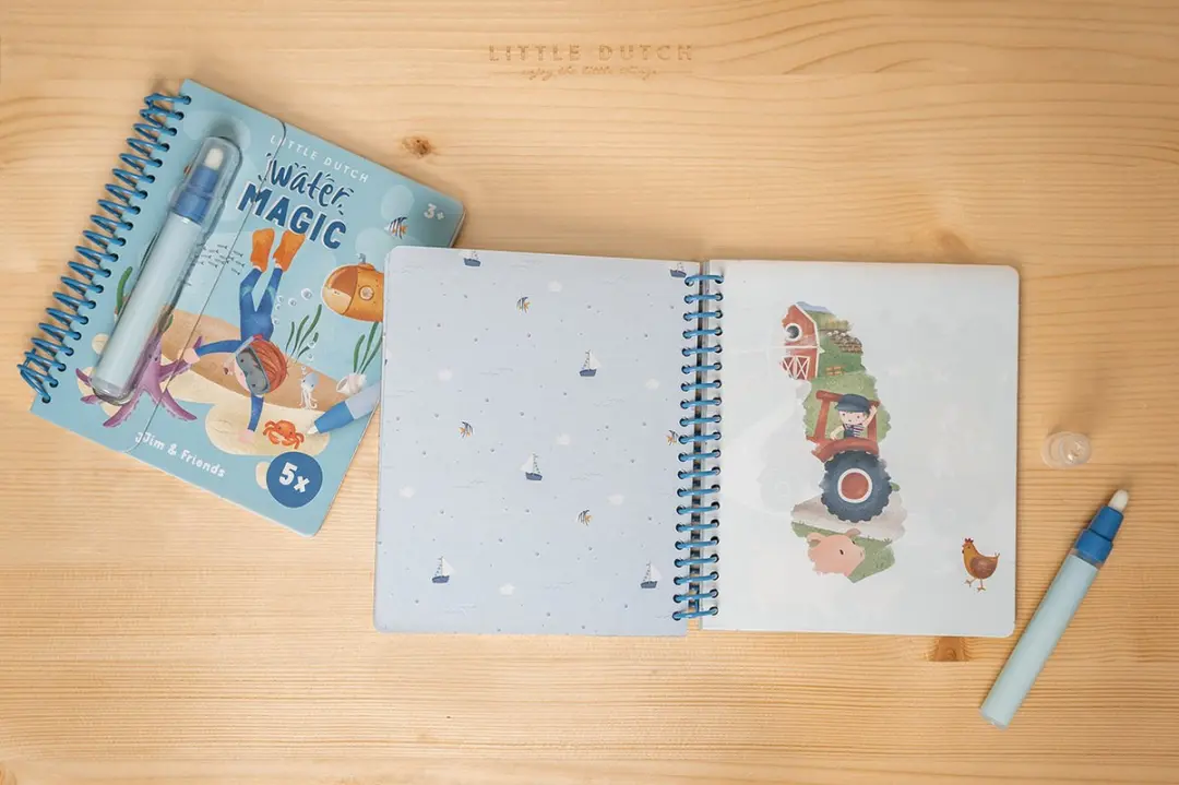 Little Dutch Waterkleurboek Jim & Friends - afbeelding 5 van 6