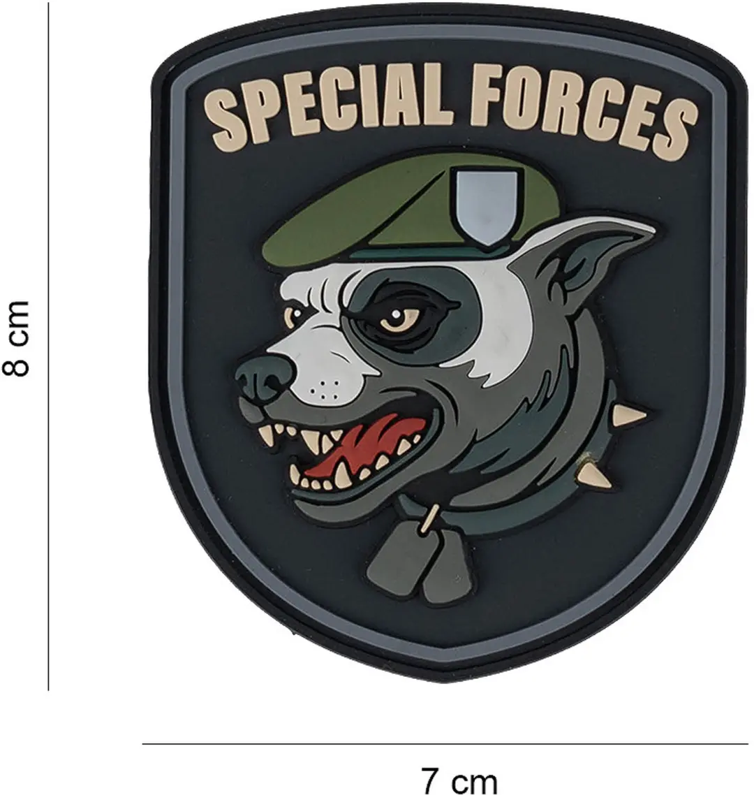 Embleem 3D PVC Special forces dogs #6043