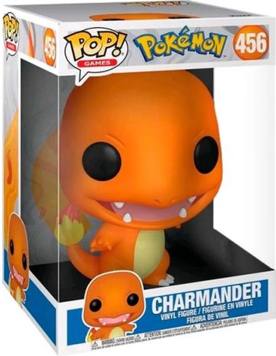 Pokémon Charmander Jumbo Pop! Vinyl Figuur - Funko 456