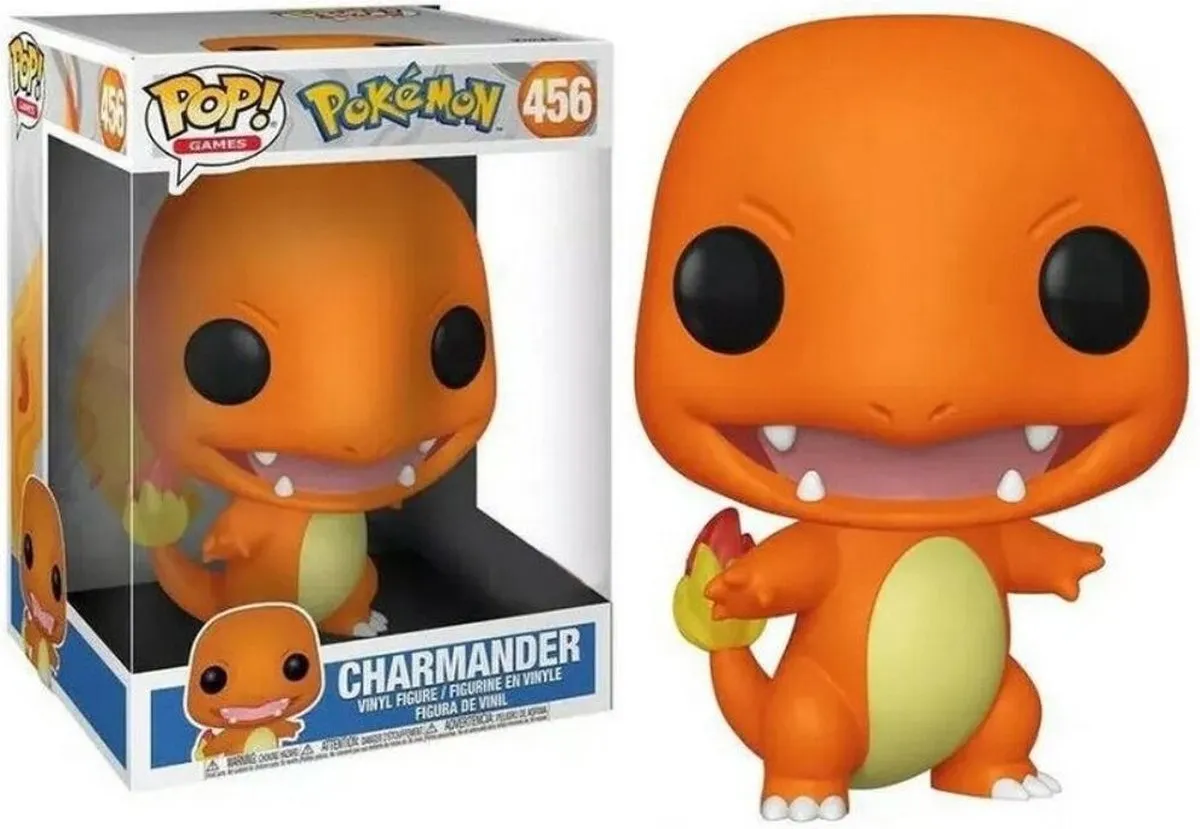 Pokémon Charmander Jumbo Pop! Vinyl Figuur - Funko 456 - afbeelding 6 van 6