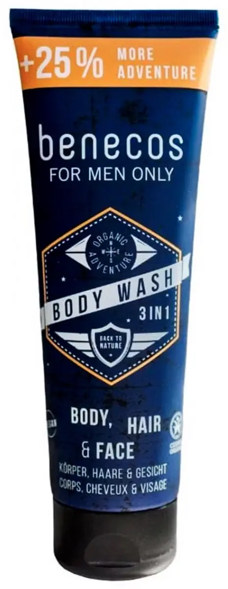 Benecos For Men Body, Hair & Face Wash