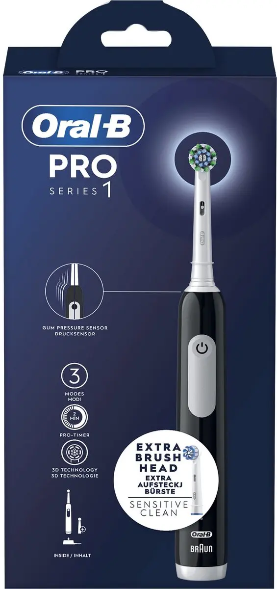 Oral-B Pro Series 1 Oscillerende Tandenborstel - Zwart - afbeelding 4 van 6