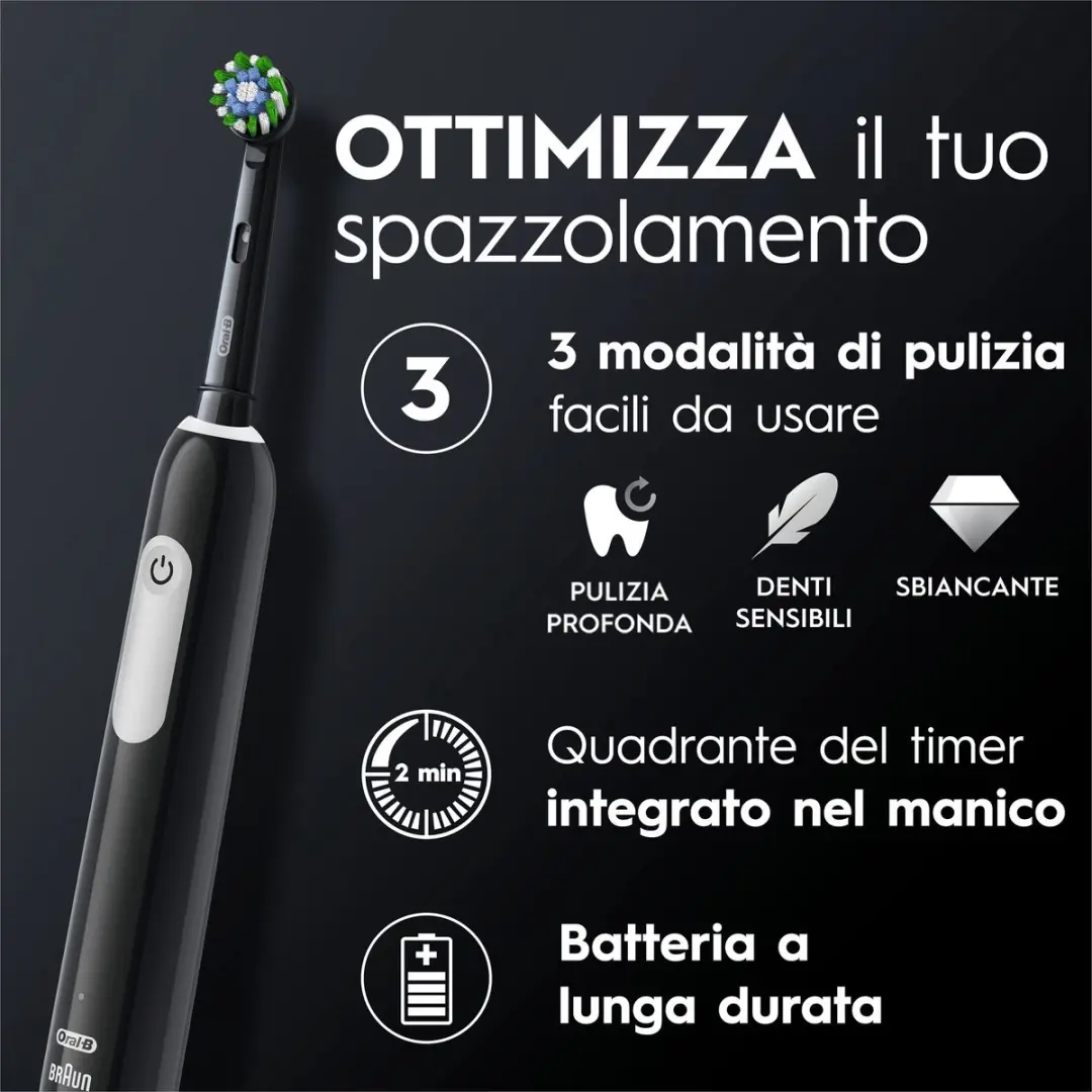 Oral-B Pro Series 1 Oscillerende Tandenborstel - Zwart - afbeelding 5 van 6