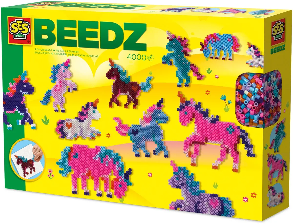 SES Creative Beedz Unicorn Wereld Strijkkralen
