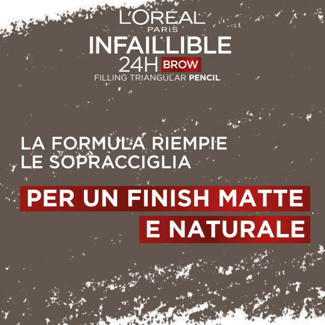 L'Oréal Infaillible Brows 24H Wenkbrauwpotlood - 1.0 Ebony - afbeelding 6 van 6