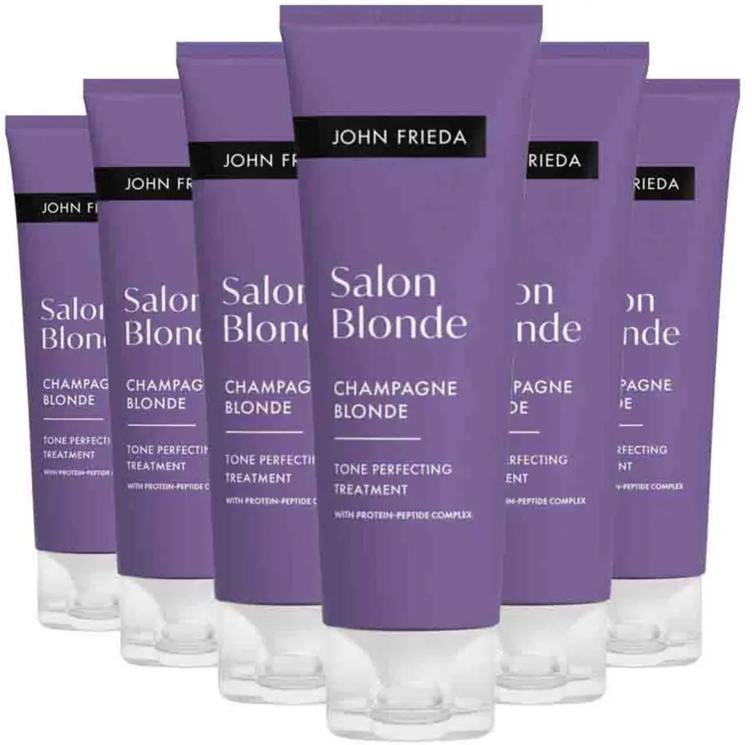 John Frieda Salon Blonde Tone Perfecting Treatment 6x120ml