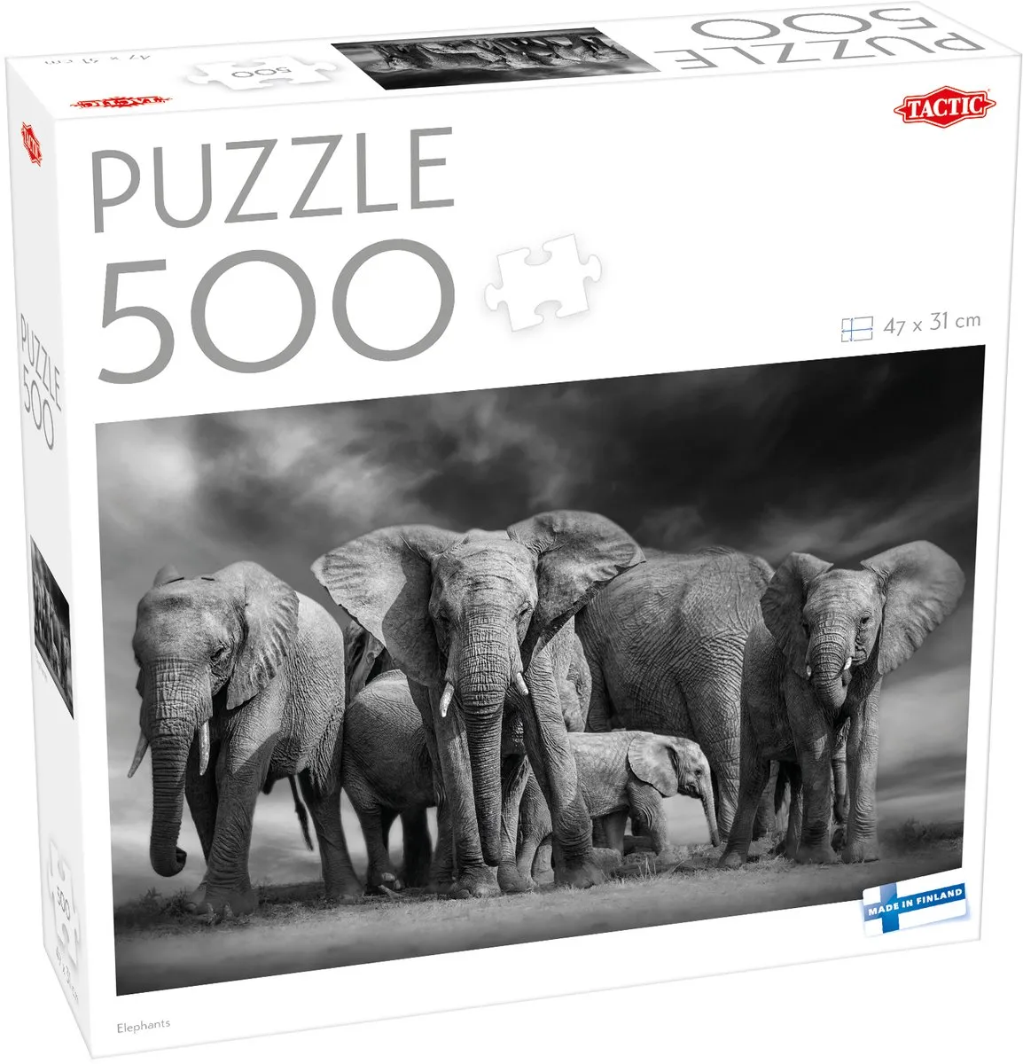 Tactic Elephants Puzzel 500 Stuks