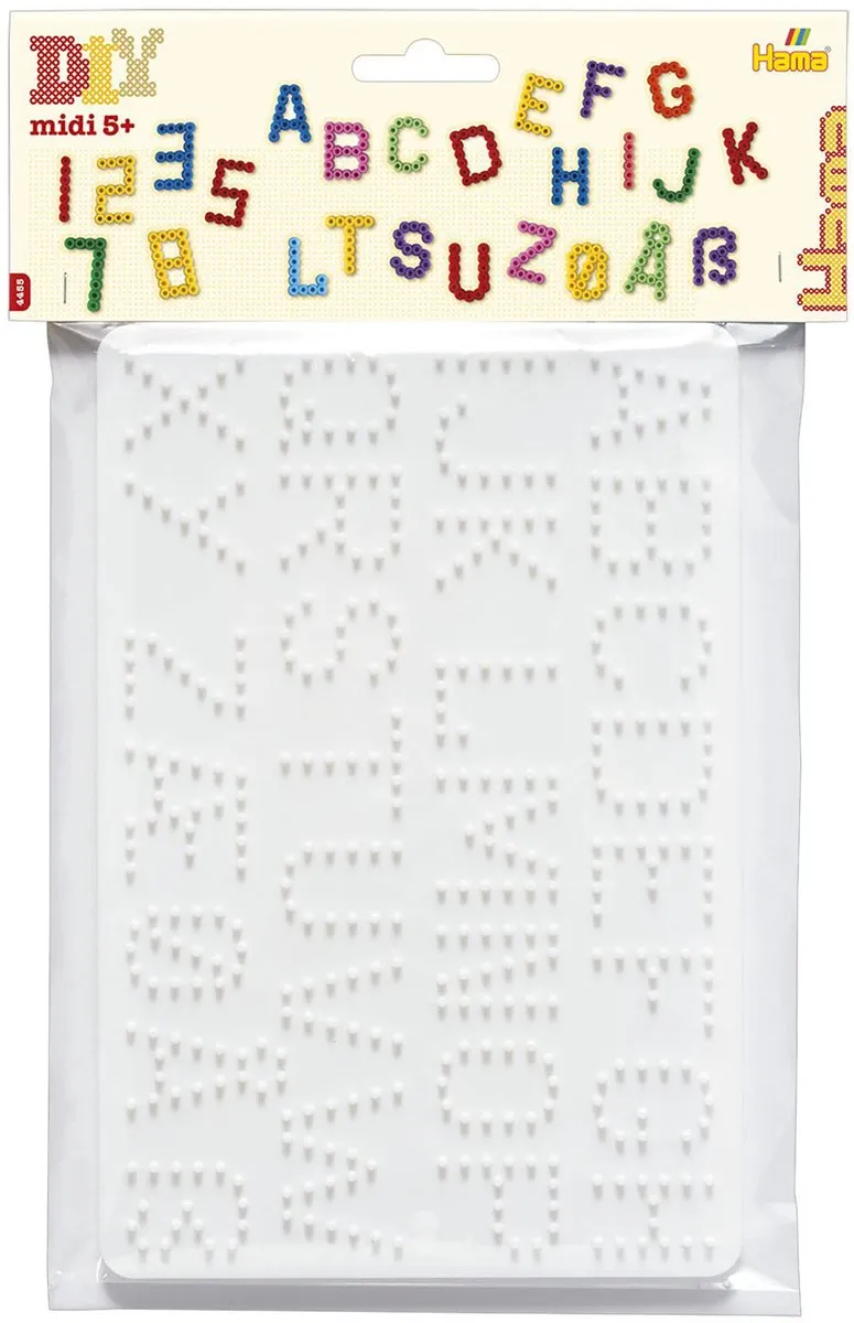 Hama Grondplaten Cijfers en Letters