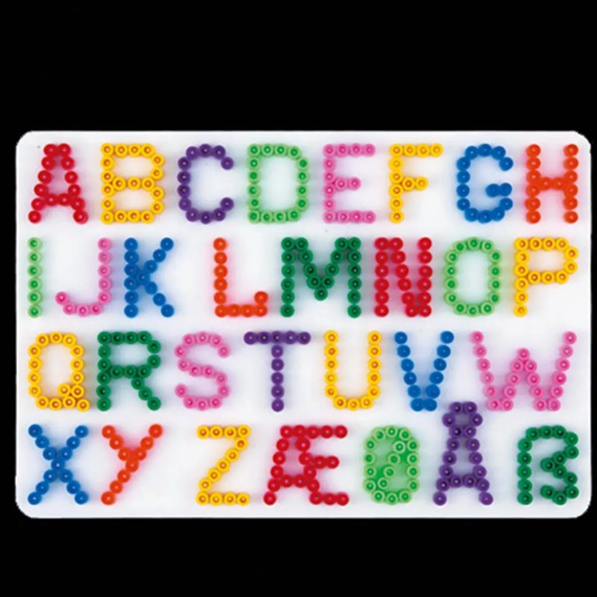 Hama Grondplaten Cijfers en Letters - Wit