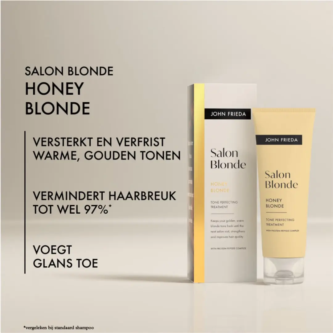 John Frieda Salon Blonde Tone Perfecting Treatment Honey 120ml - afbeelding 2 van 5