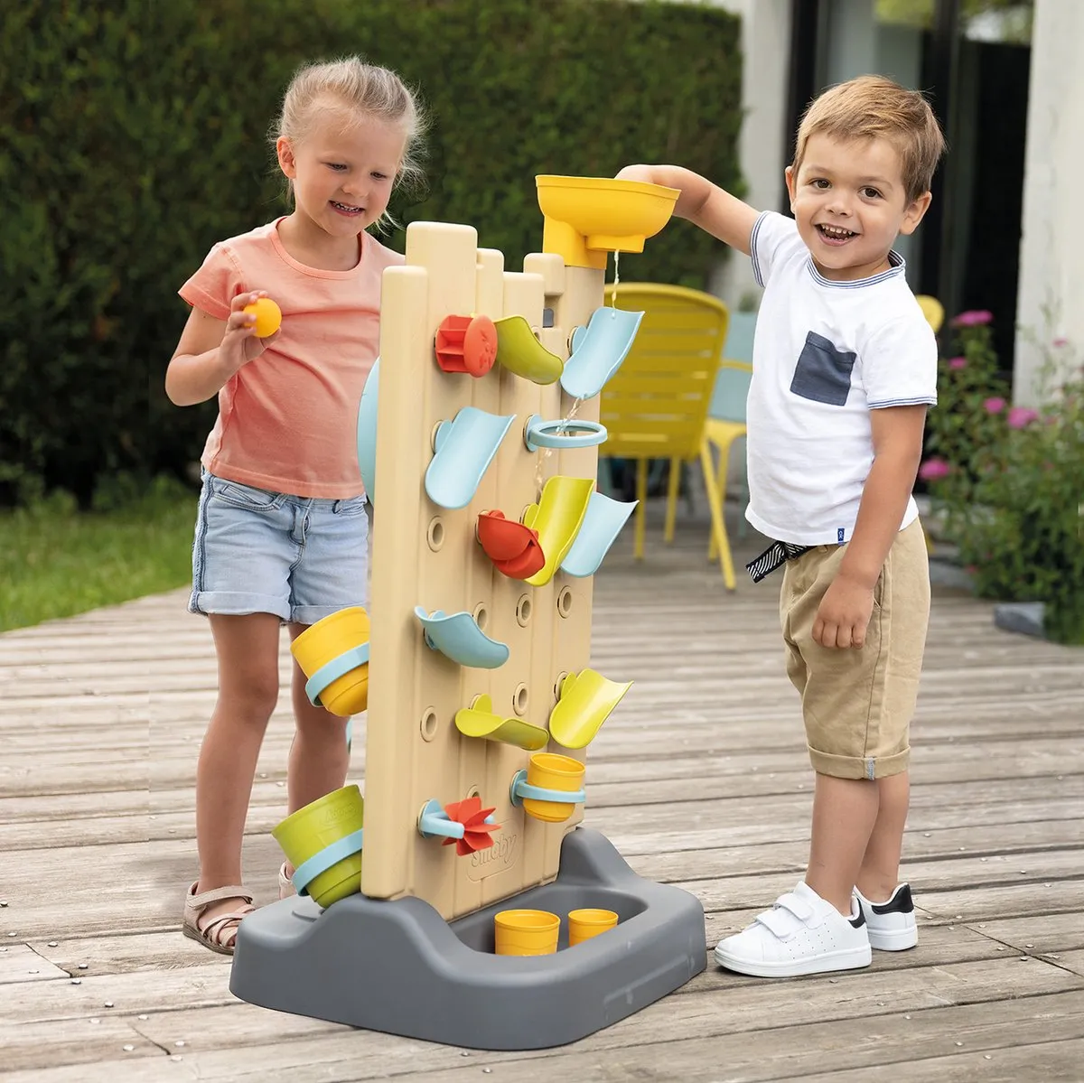 Smoby Activiteitenwand Waterspel Werpspel - 7600840300 - Multicolor - afbeelding 5 van 6
