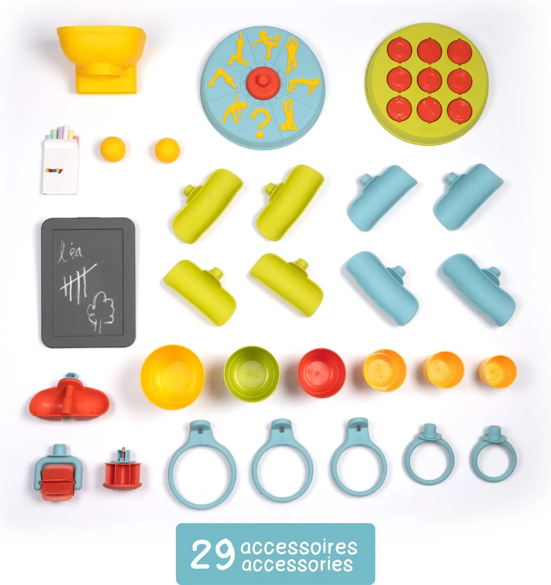 Smoby Activiteitenwand Waterspel Werpspel - 7600840300 - Multicolor - afbeelding 2 van 6