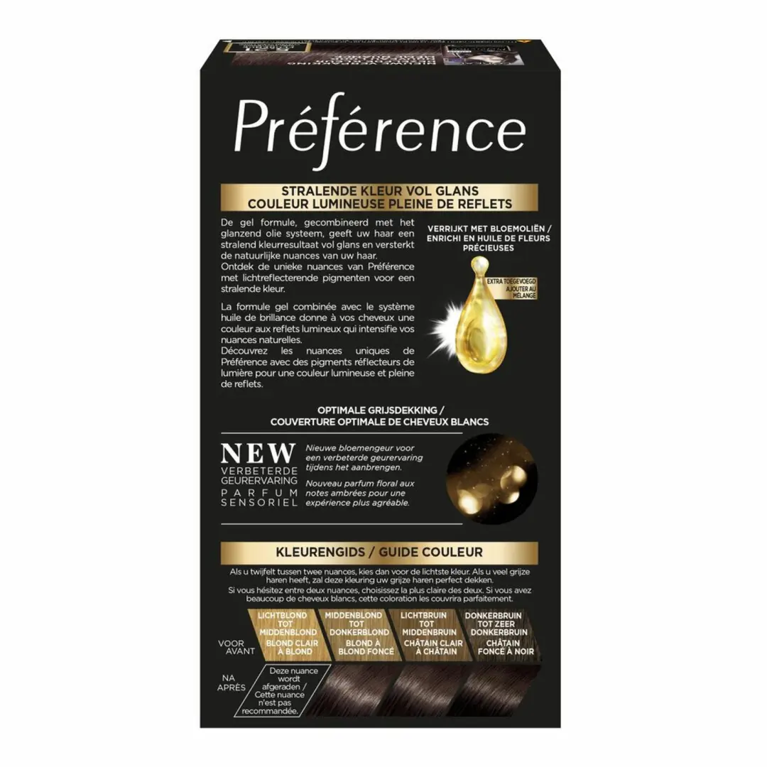 L'Oréal Préférence Permanente 5.21 Koel Lichtbruin - 2x - afbeelding 5 van 5