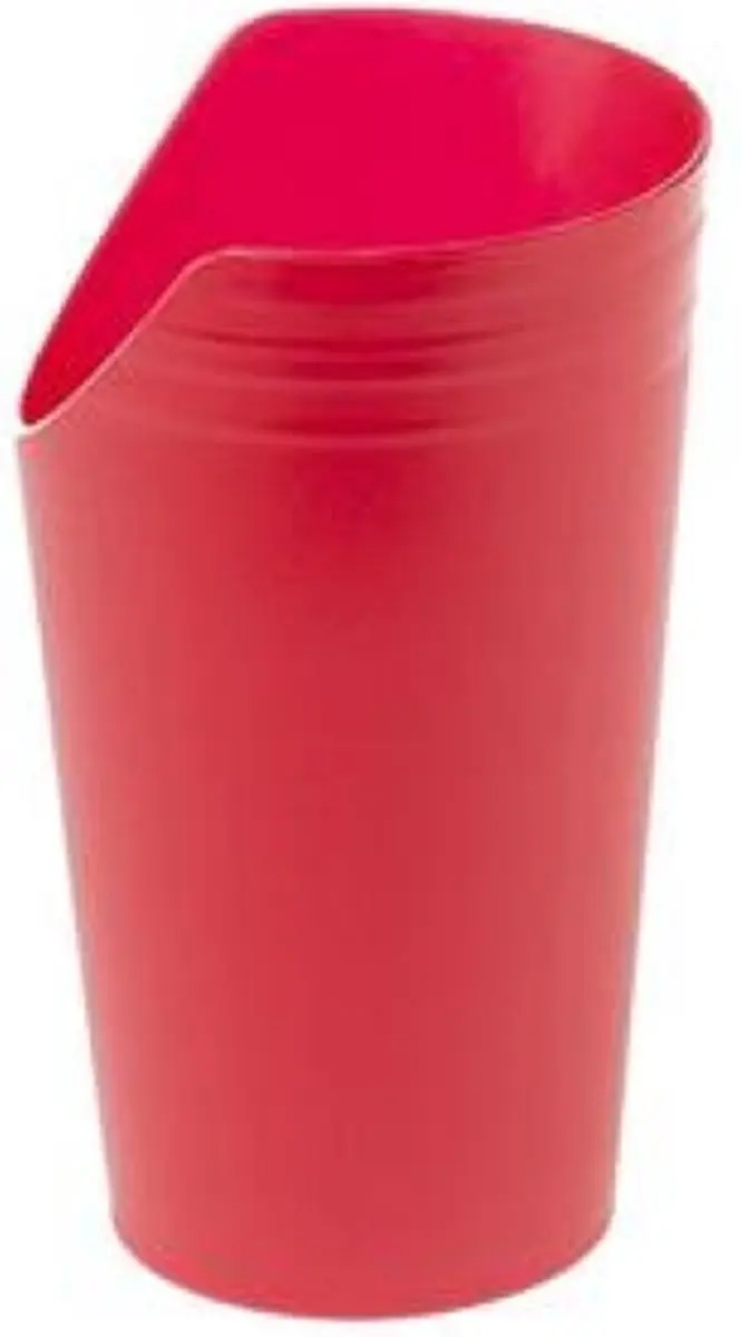 Drinkbeker met neusuitsparing