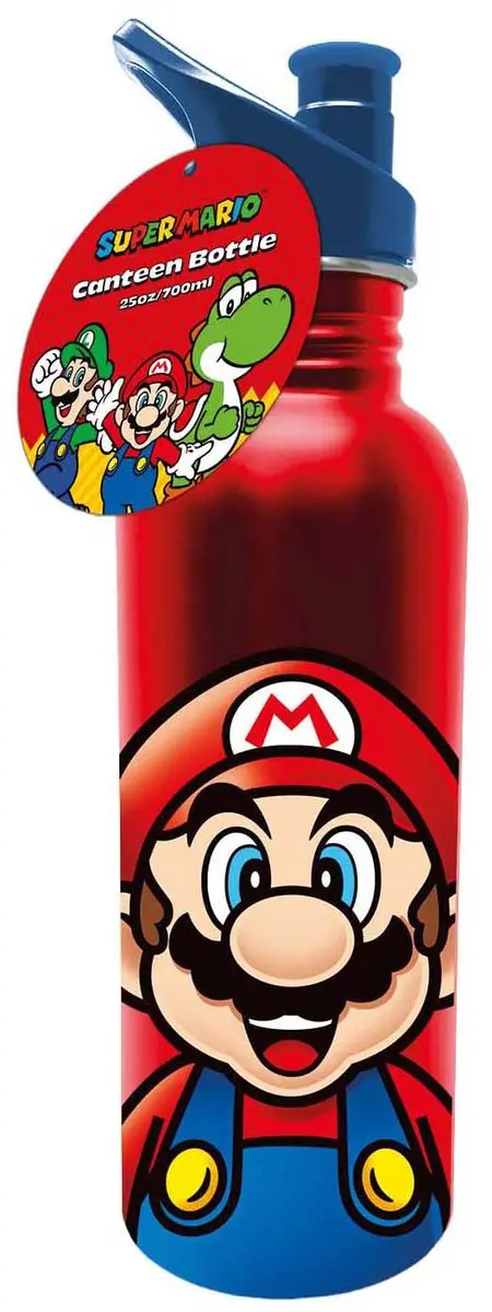 Nintendo Super Mario Metalen Drinkfles 700ml - afbeelding 2 van 3