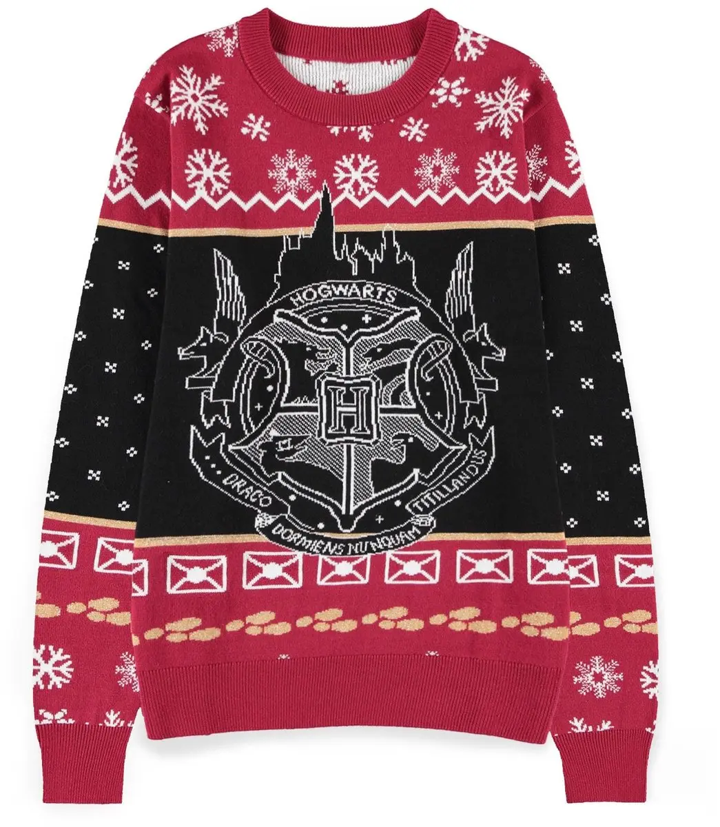 Harry Potter Kersttrui Hogwarts - 2XL - afbeelding 4 van 4