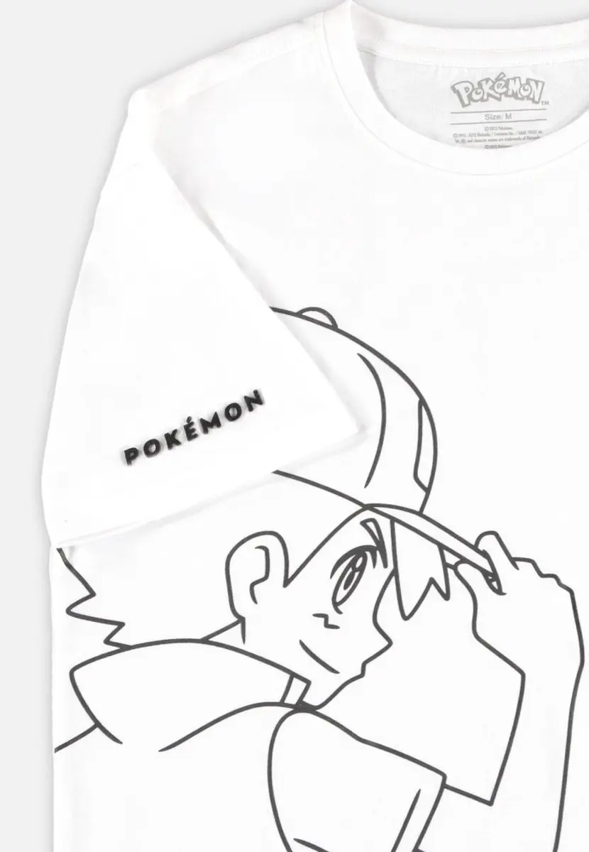 Pokémon Ash Heren T-shirt - afbeelding 4 van 5