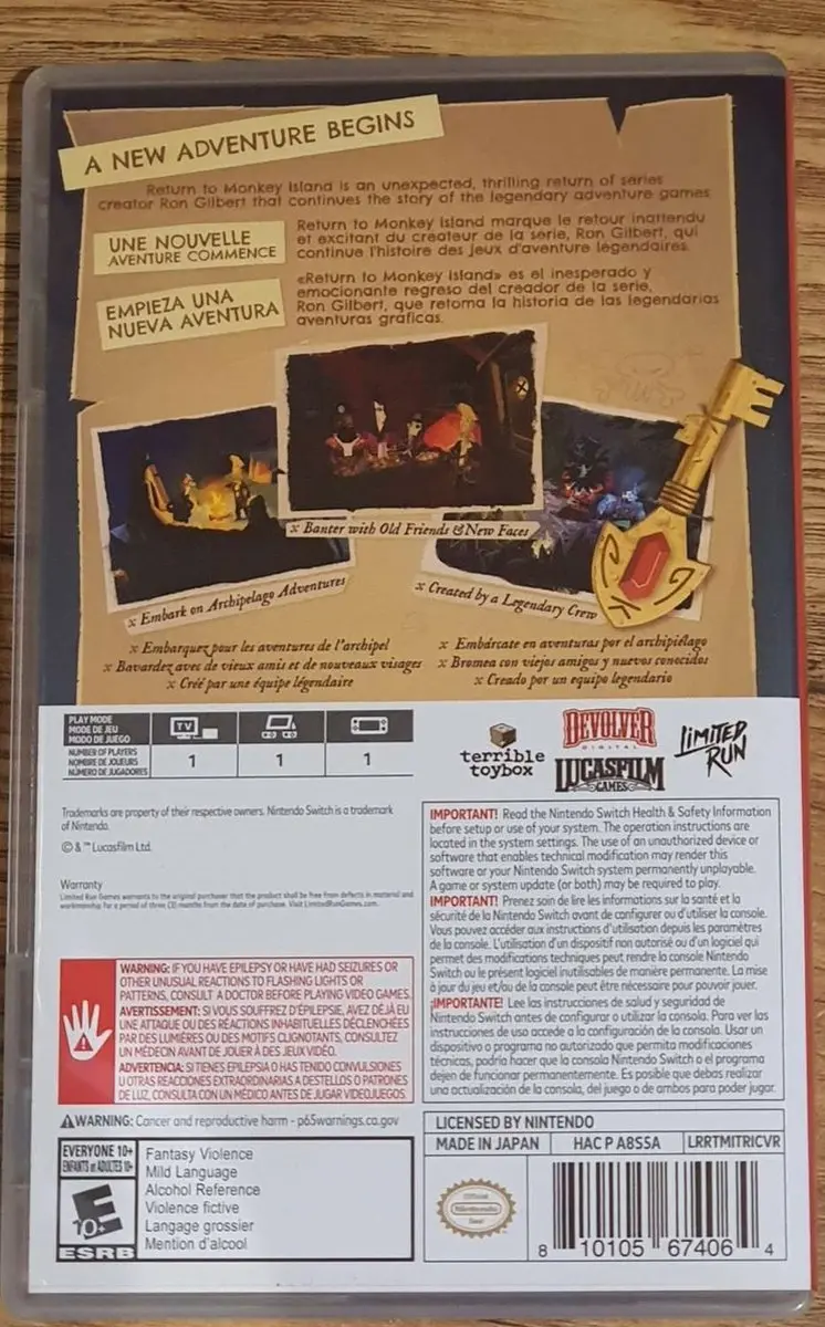 Return to Monkey Island Nintendo Switch - afbeelding 2 van 4