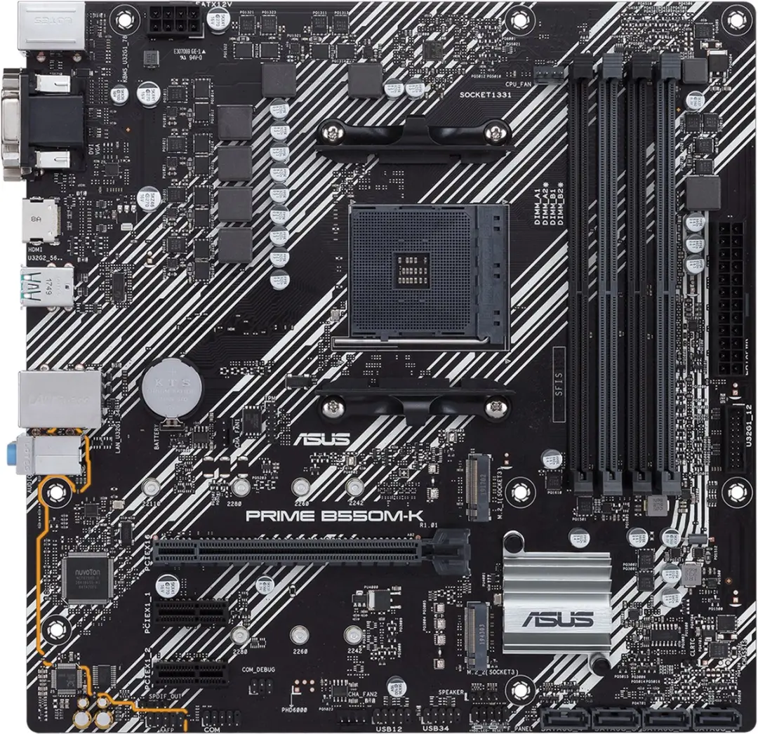ASUS PRIME B550M-K Moederbord