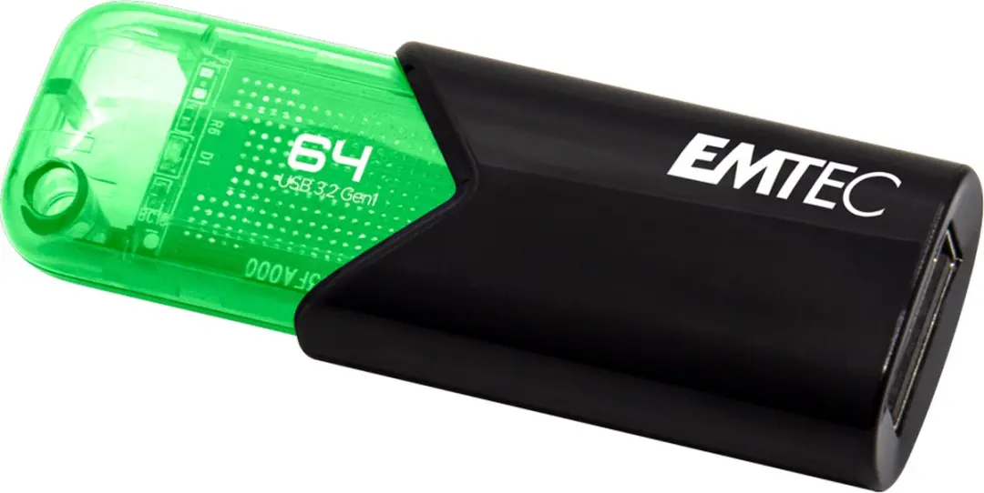 Emtec Click Easy B110 ECMMD64GB113 USB-stick - Groen - afbeelding 3 van 3