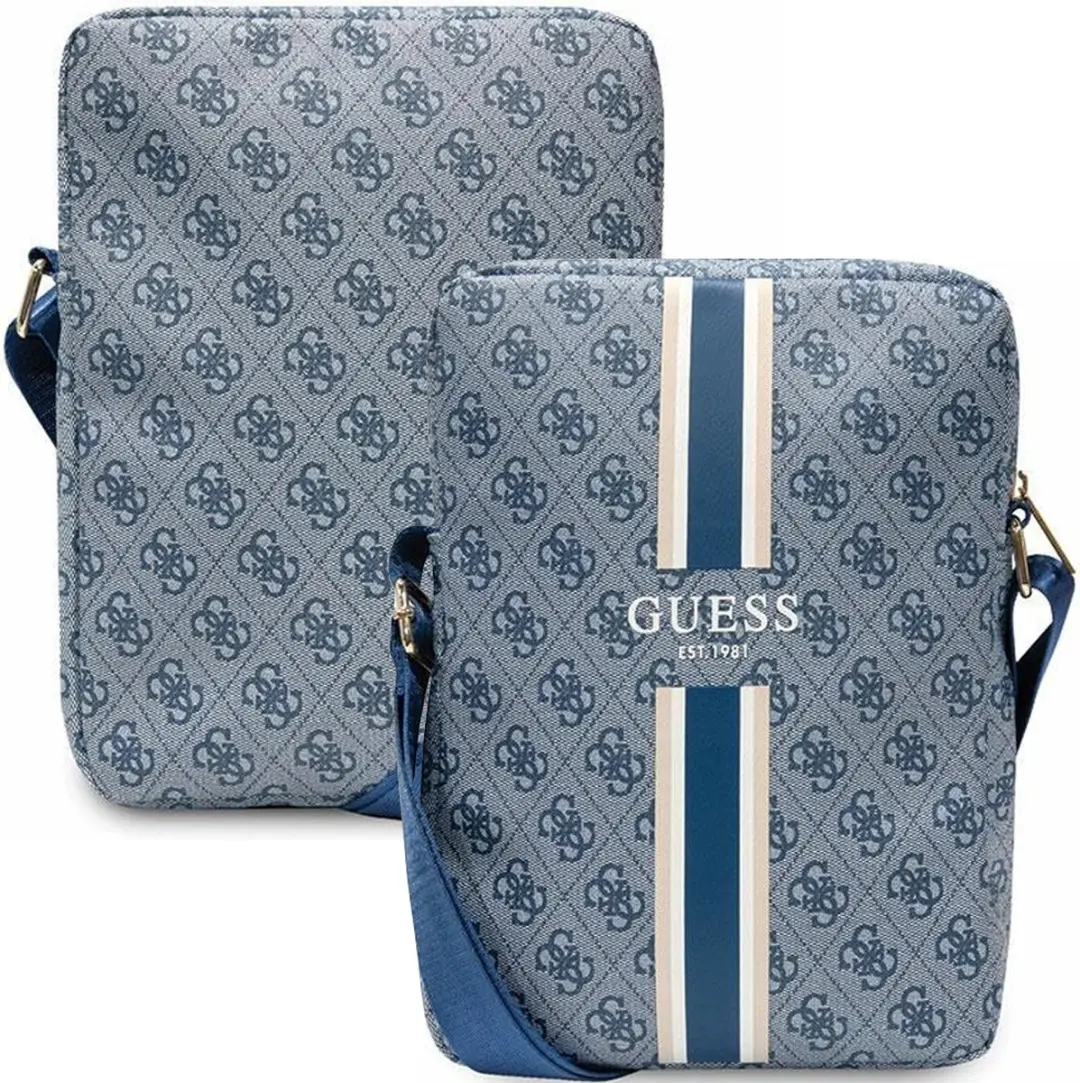 GUESS, 10'' schoudertas Stripe 4G model, Blauw