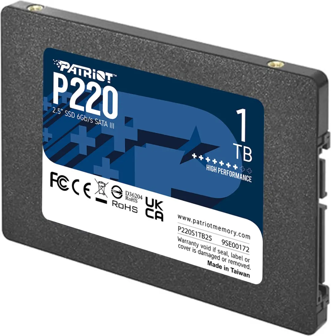 Patriot P220 P220S1TB25 Interne SSD 1TB - afbeelding 3 van 4
