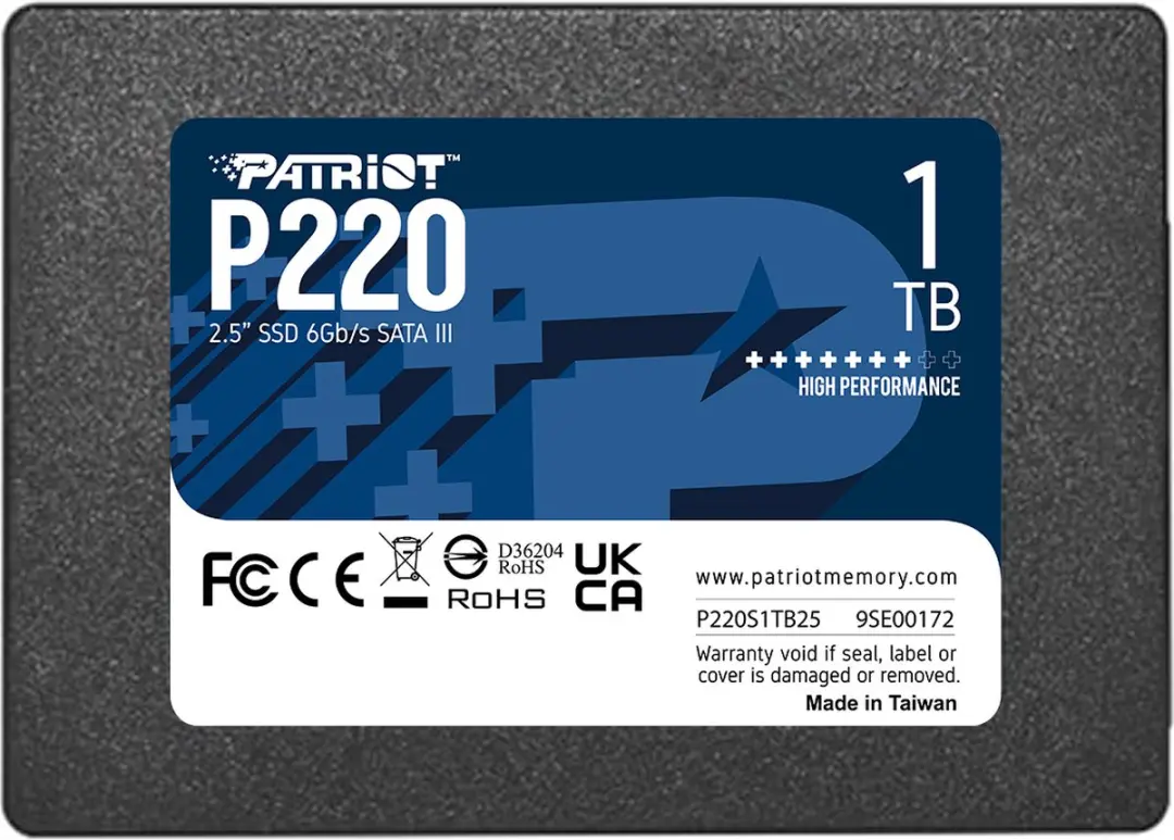 Patriot P220 P220S1TB25 Interne SSD 1TB