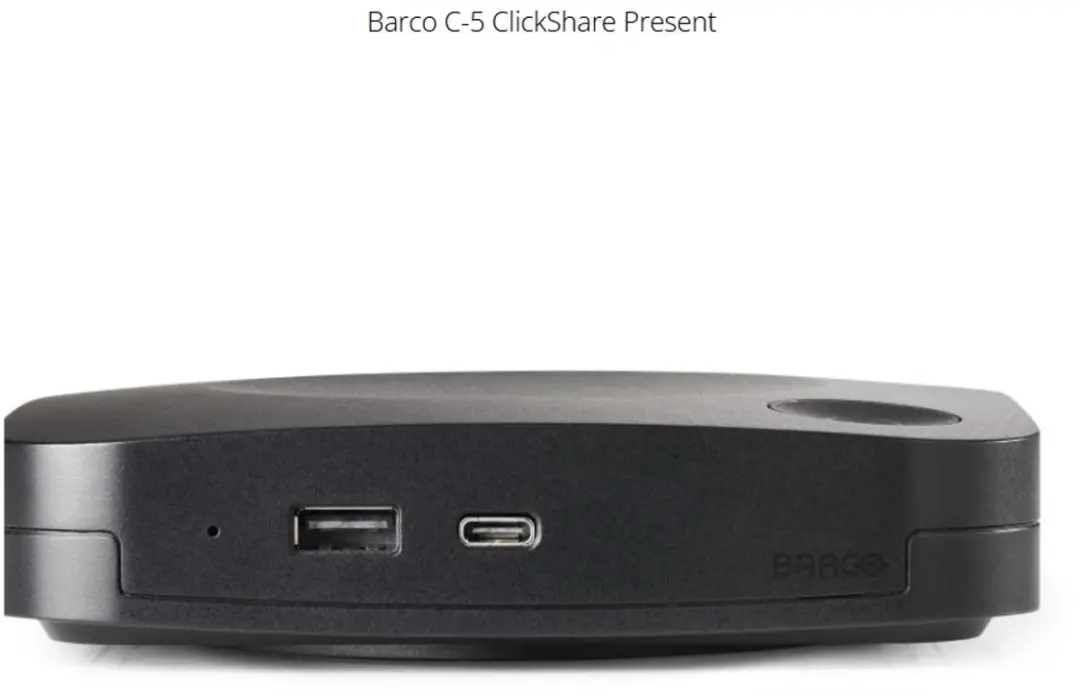 Barco ClickShare C-5 Gen2 R9861605EU Draadloos Presentatiesysteem - Zwart - afbeelding 2 van 6