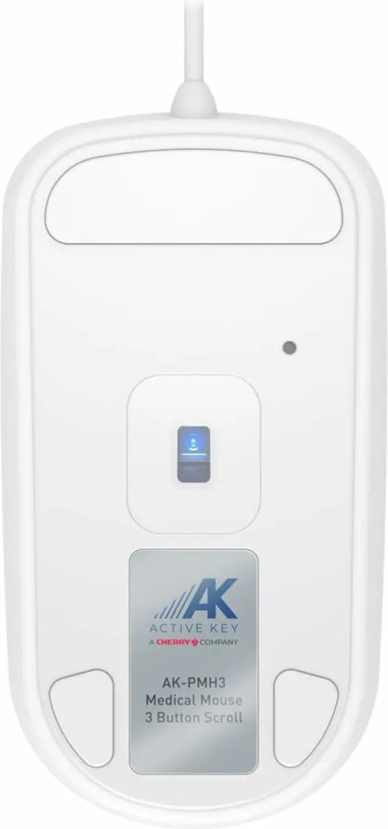 Cherry Active Key Medical AK-PMH3 Ergonomische Muis - Wit - afbeelding 6 van 6